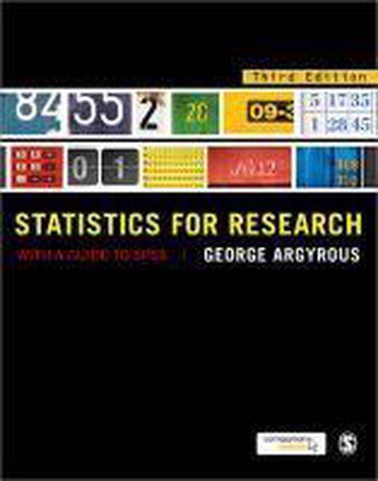 Statistics for Research