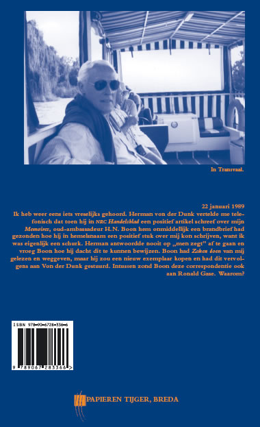 Memoires 1989-A / Memoires Willem Oltmans / 47 achterkant