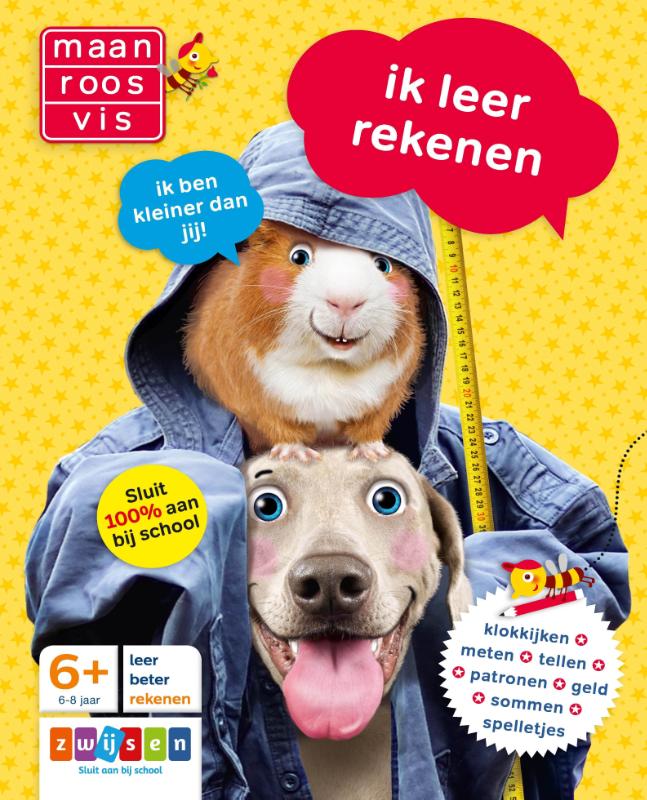 Maan roos vis  -  Ik leer rekenen 6-8 jaar