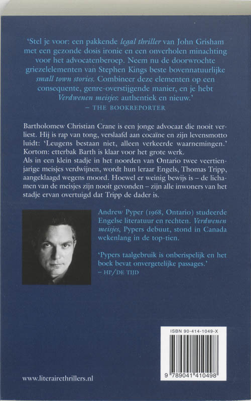 Verdwenen meisjes Verdwenen meisjes achterkant