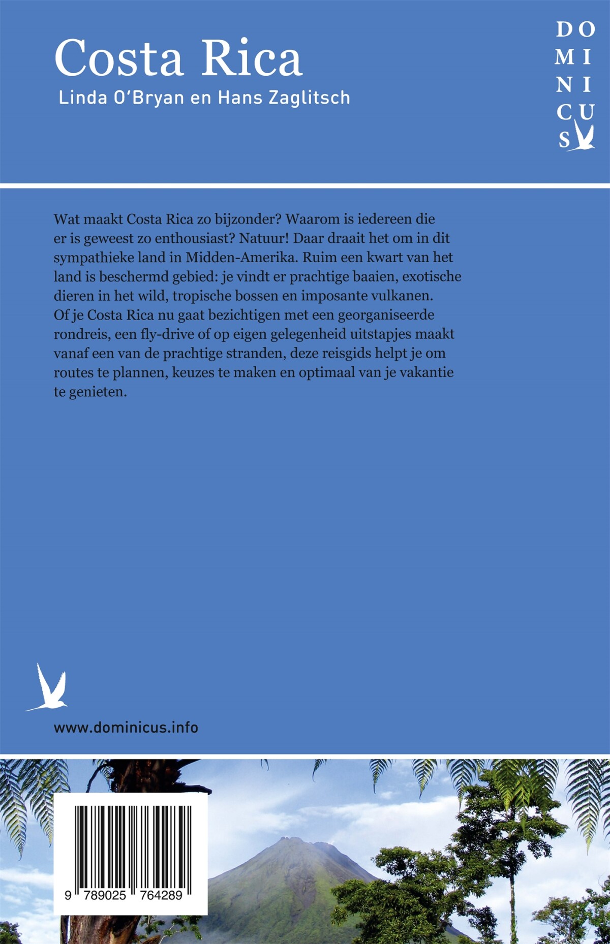 Costa Rica / Dominicus landengids achterkant