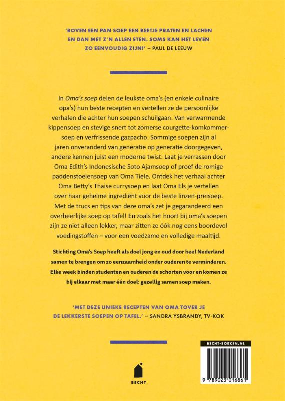Oma's soep Oma's soep achterkant