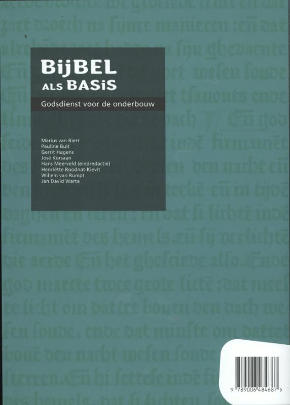 Bijbel als Basis 3 havo/vwo achterkant