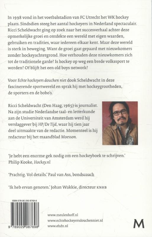 Echte hockeyers douchen niet Echte hockeyers douchen niet achterkant