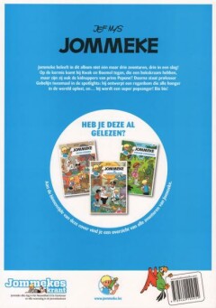 Drie in aanslag / Jommeke / 125 achterkant