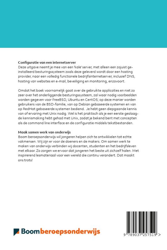 Configuratie van een internetserver achterkant