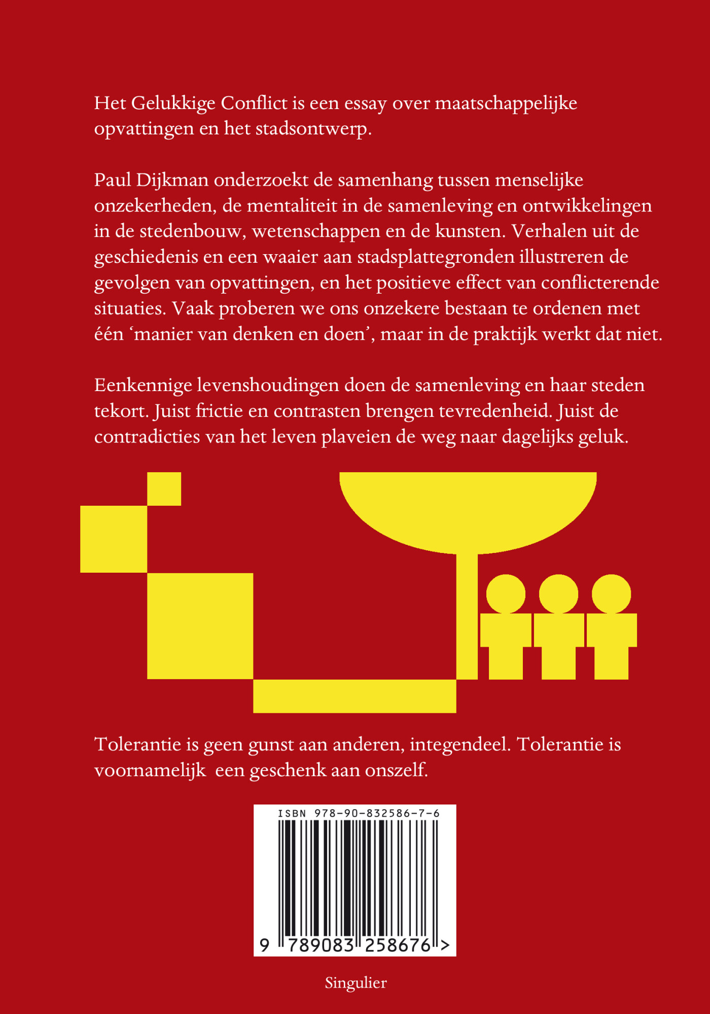 Het gelukkige conflict achterkant