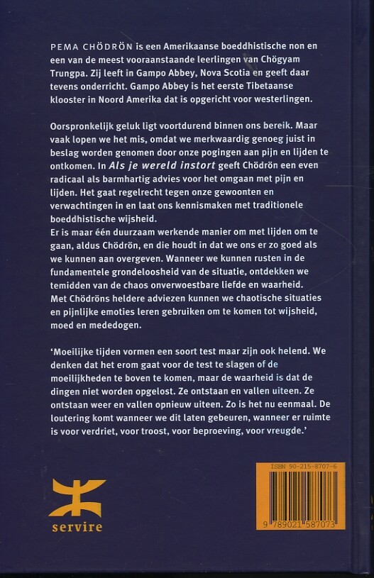 Als je wereld instort achterkant