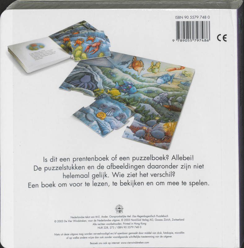 Puzzelboek de mooiste vis van de zee / De mooiste vis van de zee achterkant