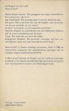 Mens of wolf ? / Salamander / 163 achterkant