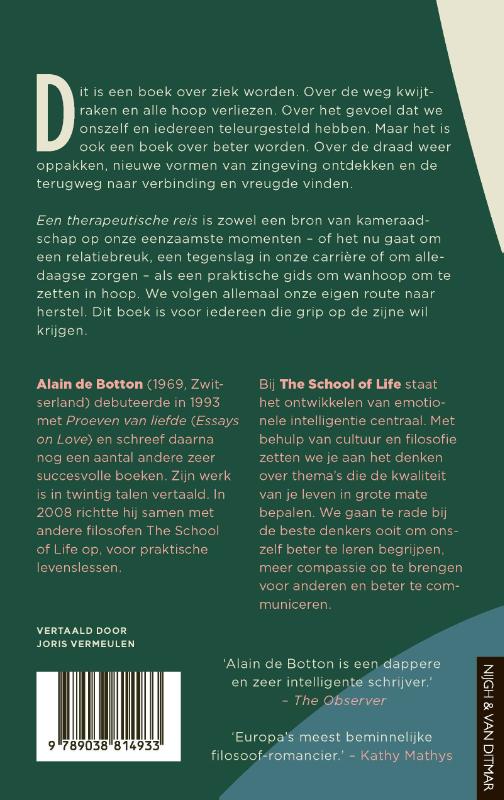 Een therapeutische reis achterkant