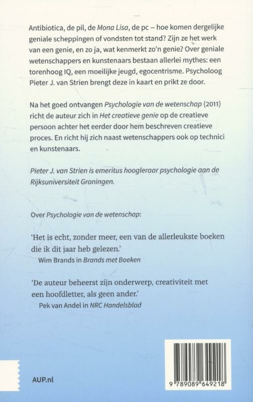 Het creatieve genie achterkant