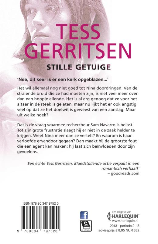 Stille getuige / IBS Thriller achterkant