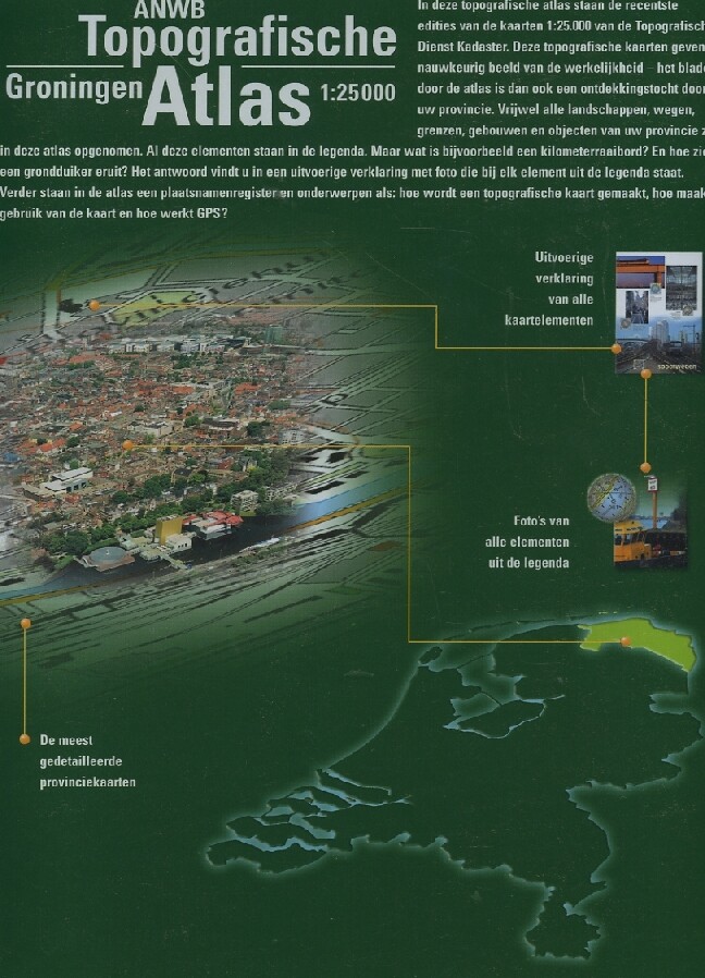 Groningen / ANWB topografische atlas achterkant