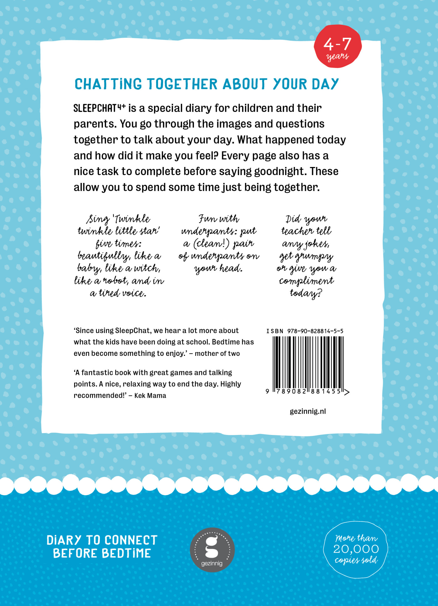 Sleepchat 4+ part one achterkant