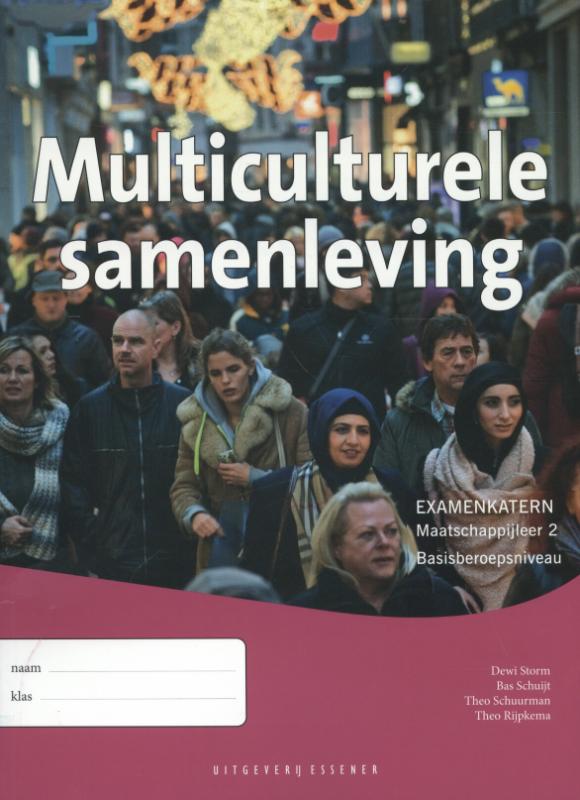 boekenbalie_9789086741465_cover Multiculturele samenleving Maatschappijleer 2 basisberoepsniveau Examenkatern