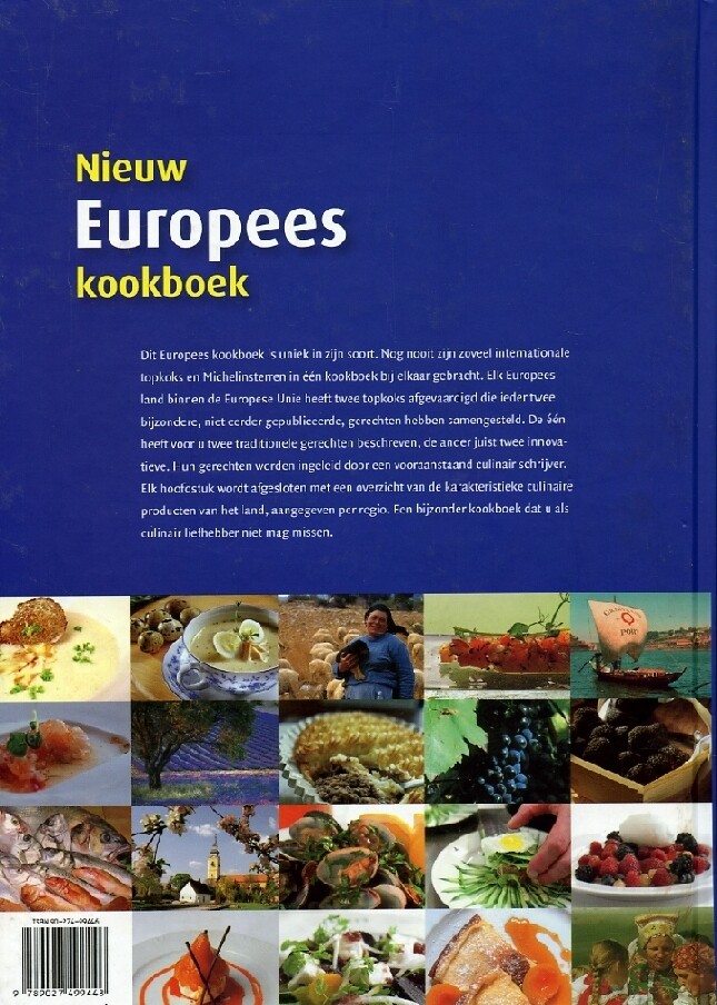 Nieuw Europees kookboek achterkant