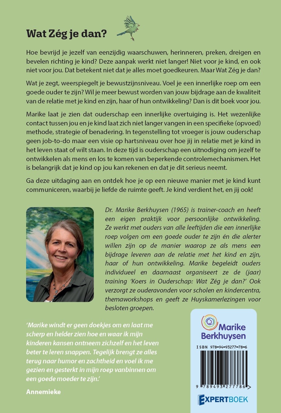 Wat zég je dan? achterkant