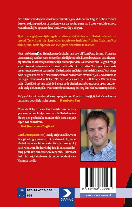 Belg in de boardroom Belg in de boardroom achterkant