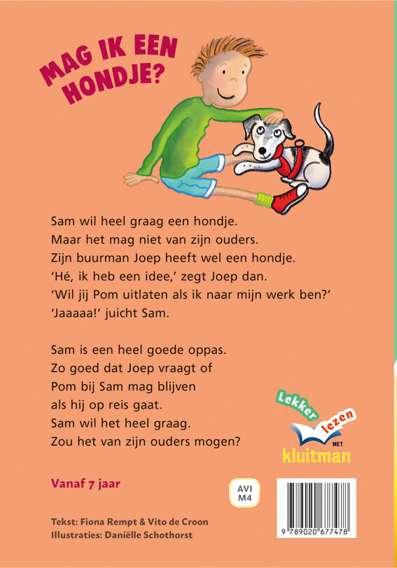 Mag ik een hondje? / Lekker lezen met Kluitman achterkant