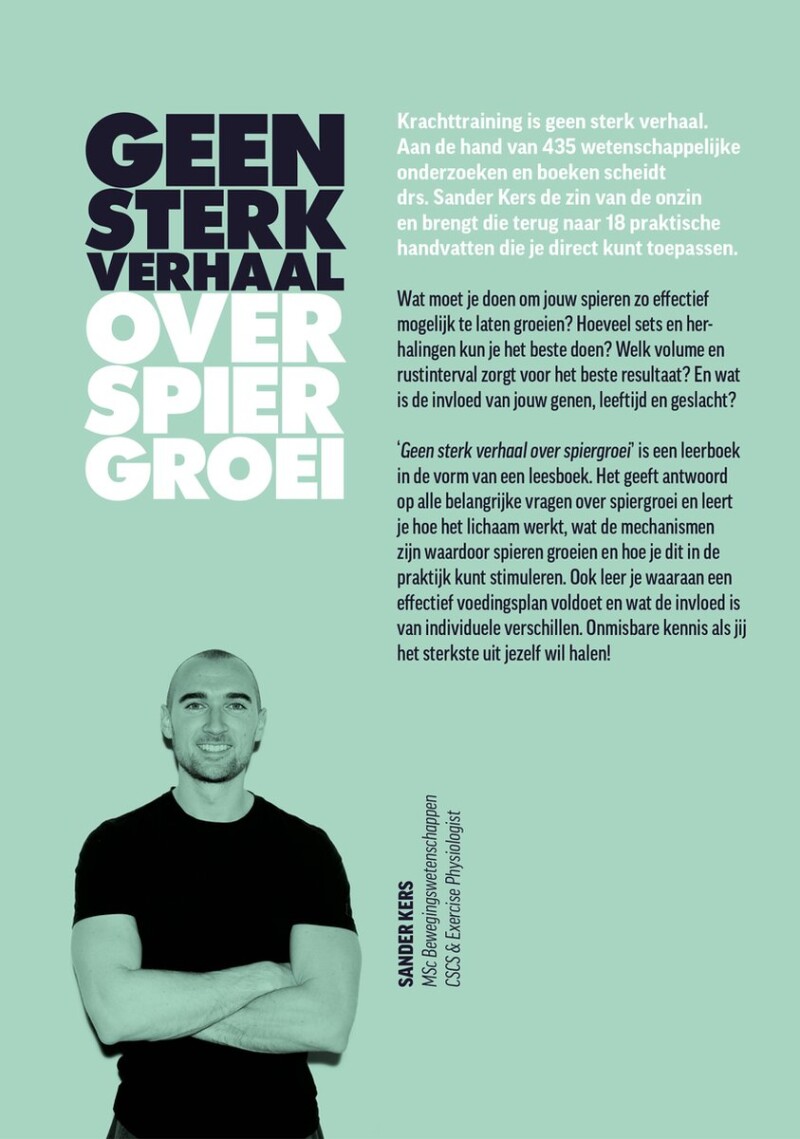 Geen sterk verhaal over spiergroei achterkant