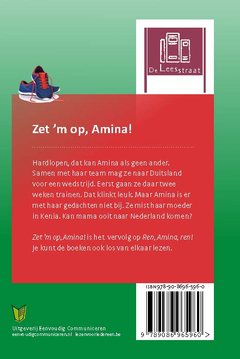Zet 'm op, Amina! / De Leesstraat / 16 achterkant