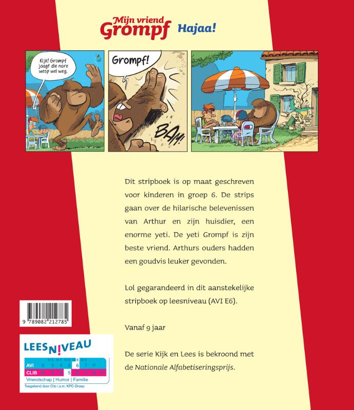 Mijn vriend Grompf / Hajaa! / Kijk en Lees achterkant