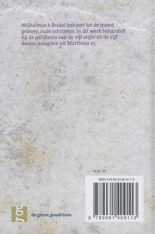 De tien maagden De tien maagden achterkant