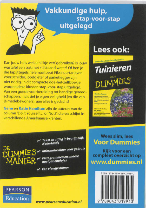 De kleine klussen voor Dummies / Voor Dummies achterkant