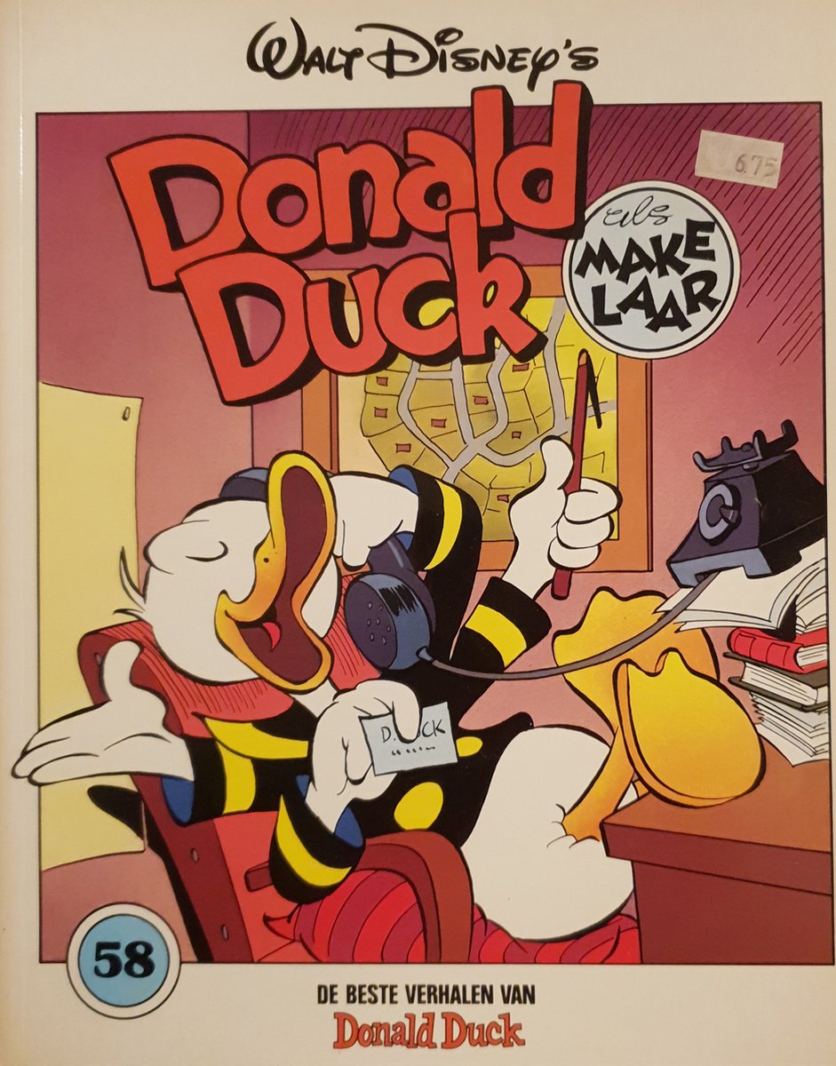 Walt Disney Donald Duck Als Makelaar / Donald Duck / 58