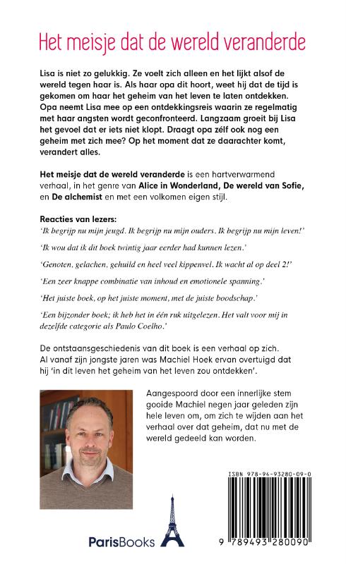 Het meisje dat de wereld veranderde Het meisje dat de wereld veranderde achterkant