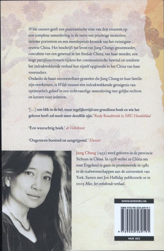 Wilde zwanen Wilde zwanen achterkant