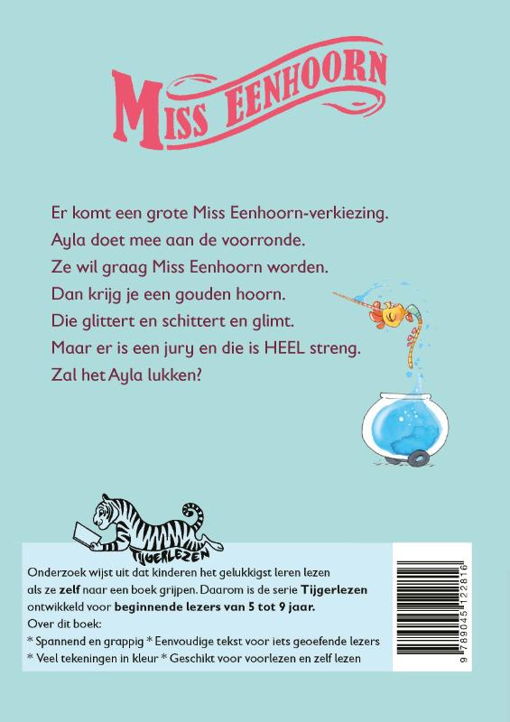 Miss Eenhoorn / Tijgerlezen achterkant