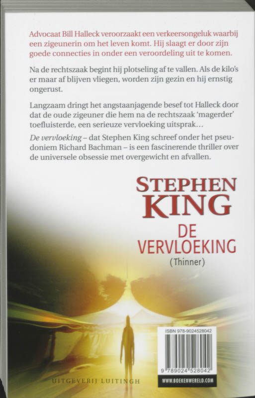 De Vervloeking - Stephen King achterkant