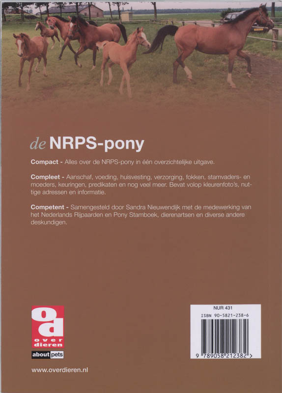 De Nederlandse Rijpony achterkant