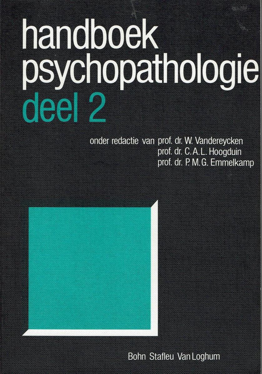 Handboek psychopathologie deel 2
