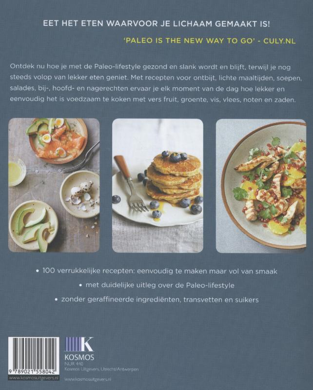 Het paleo kookboek achterkant