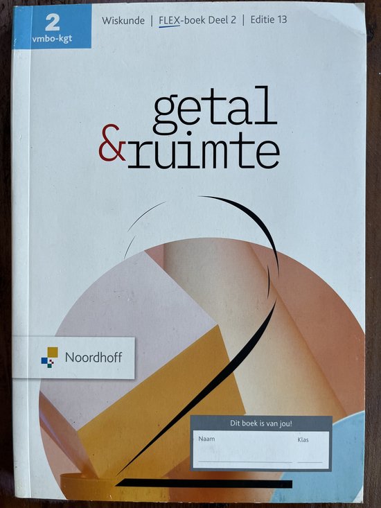 Getal & Ruimte 13e ed vmbo-kgt 2 FLEX leerboek deel 2