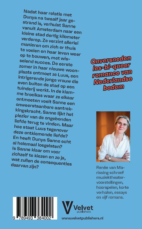 Ontkiemende liefde / Velvet pulpature achterkant