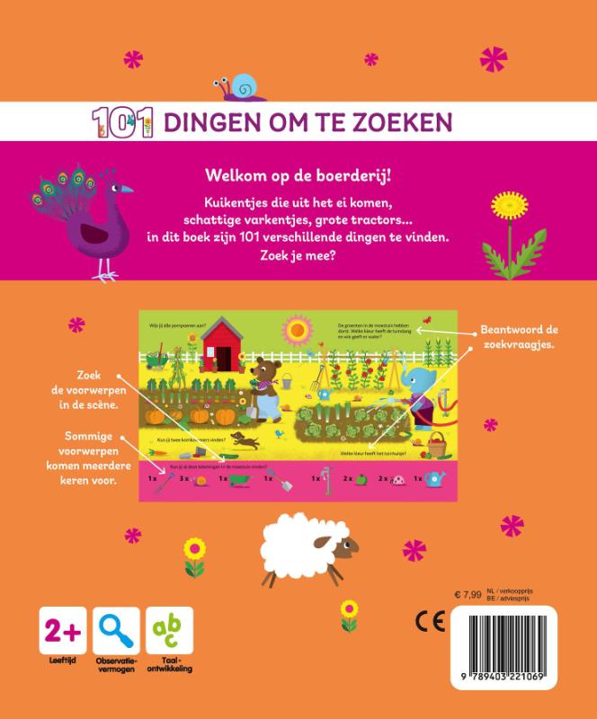 101 dingen om te zoeken op de boerderij / Mijn eerste zoekboek / 0 achterkant