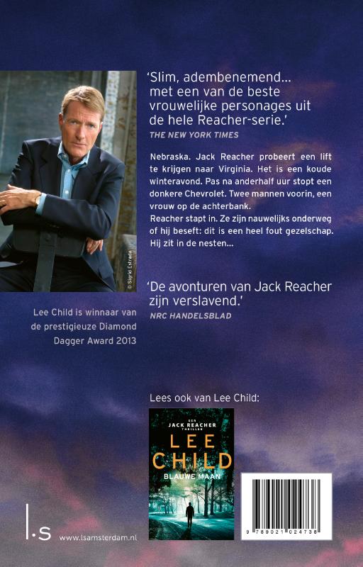 Achtervolging / Jack Reacher / 17 achterkant