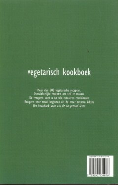 Vegetarisch kookboek achterkant