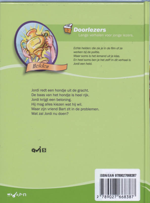 Held redt hond / Doorlezers achterkant