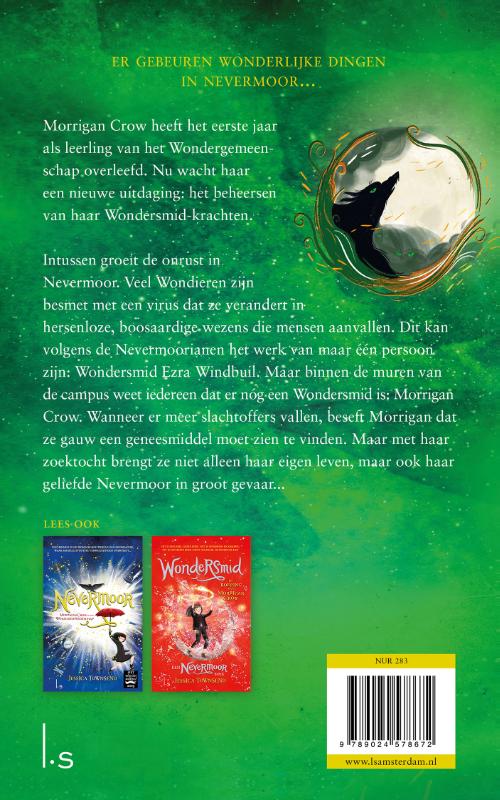 Spookpokken - De jacht op Morrigan Crow / Nevermoor / 3 achterkant