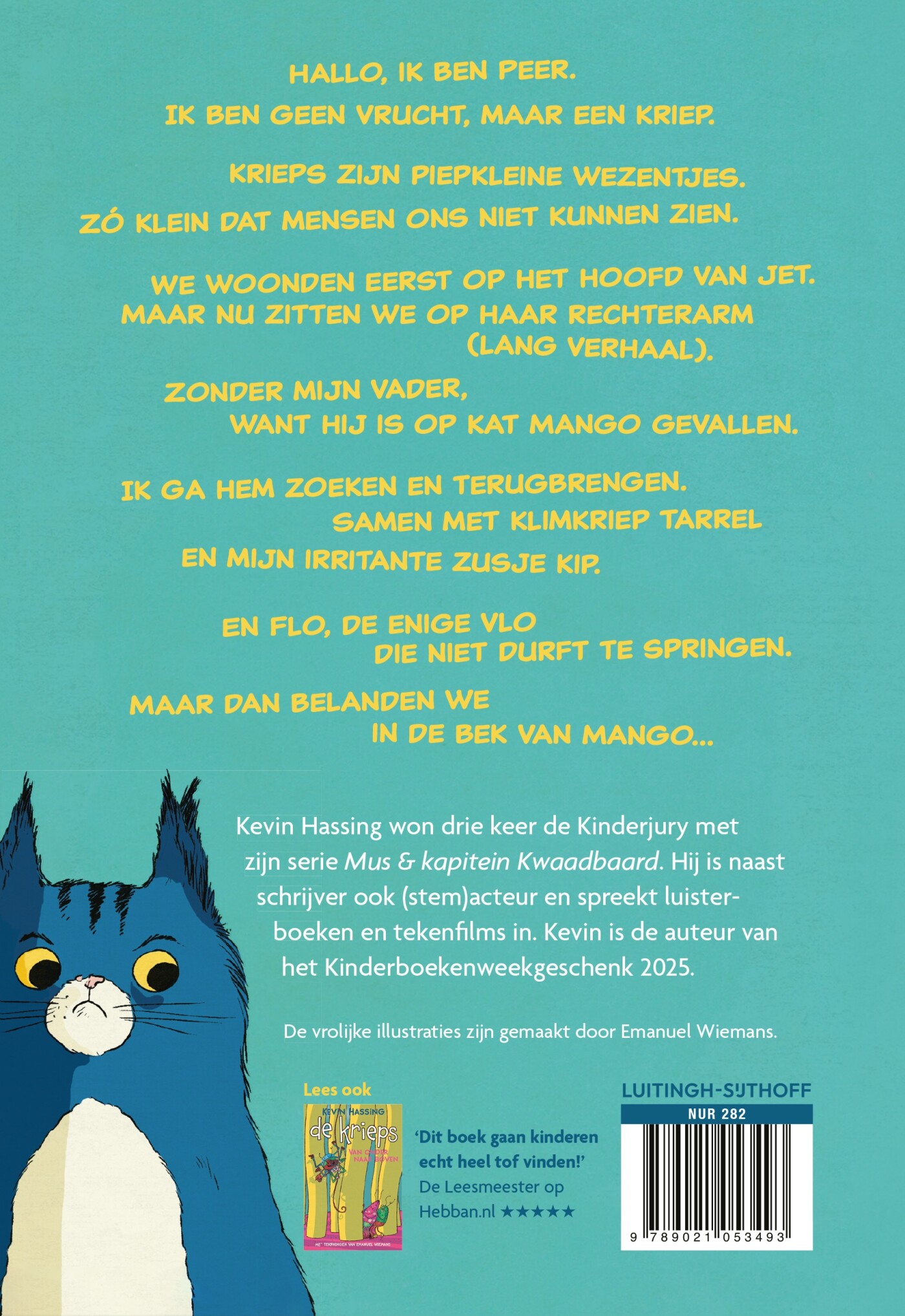 Van voor naar achter / De krieps / 2 achterkant