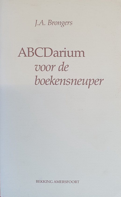 Abecedarium voor de boekensneuper