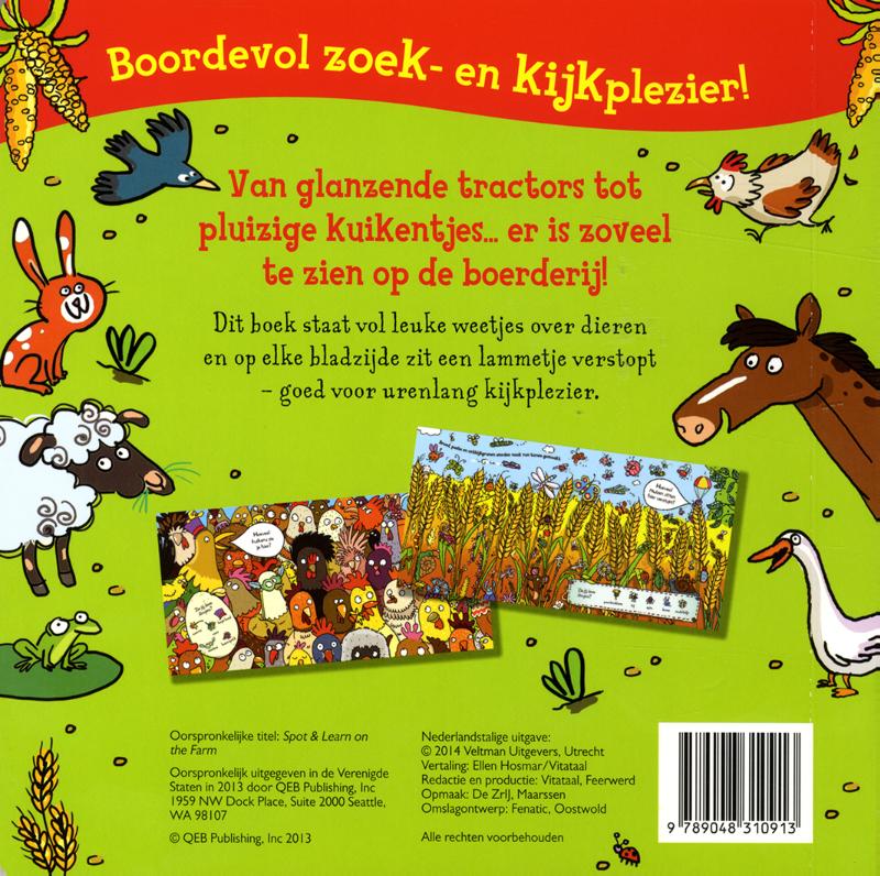 Op de boerderij / Ontdek en leer achterkant