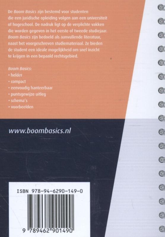 Socialezekerheidsrecht / Boom Basics achterkant