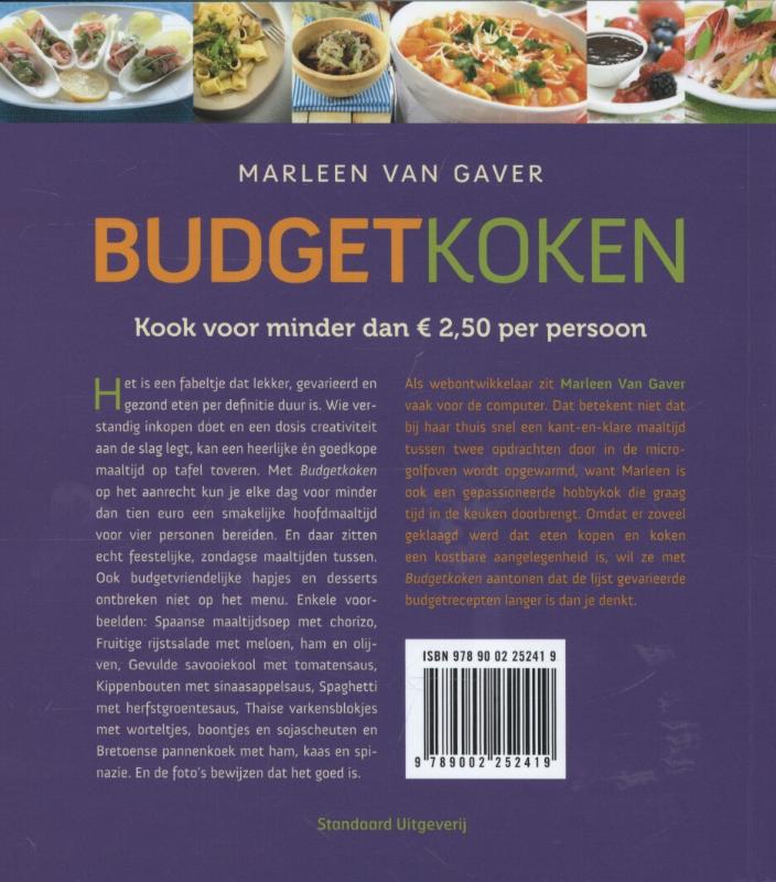 Budgetkoken achterkant