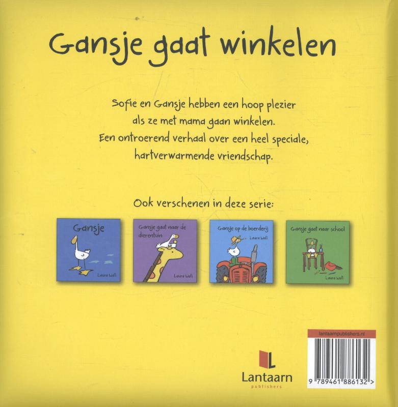 Gansje gaat winkelen achterkant